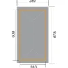 Weka Gartenoase 651 B Gr. 2, ca. B678/H306/T380 cm