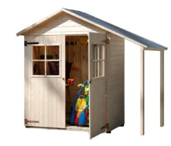 Weka Garten- und Terrassenschrank 357 A inkl. Schleppdach, ca. B270/H216/T105 cm