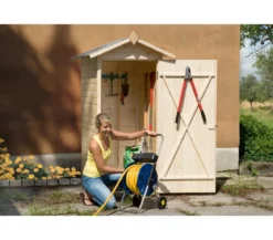 Weka Garten- und Terrassenschrank 351, ca. B108/H196/T105 cm