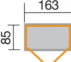 Weka Garten- und Terrassenschrank 361