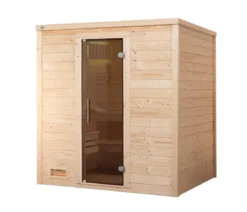 Weka Sauna Bergen mit Glastür