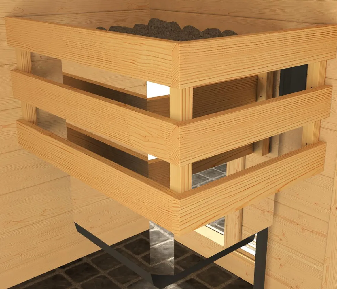 Weka Sauna Valida mit Glastür