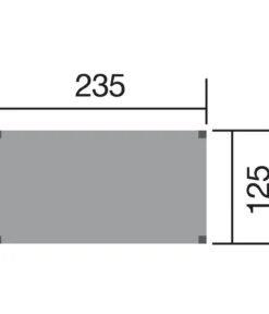 Weka Tabaluga Stelzenhaus 815 inkl. Rutsche, ca. B235/H332/T125 cm