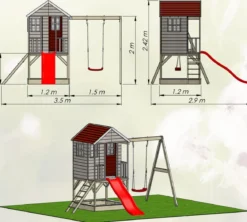 Wendi Toys Spielhaus Alpaka