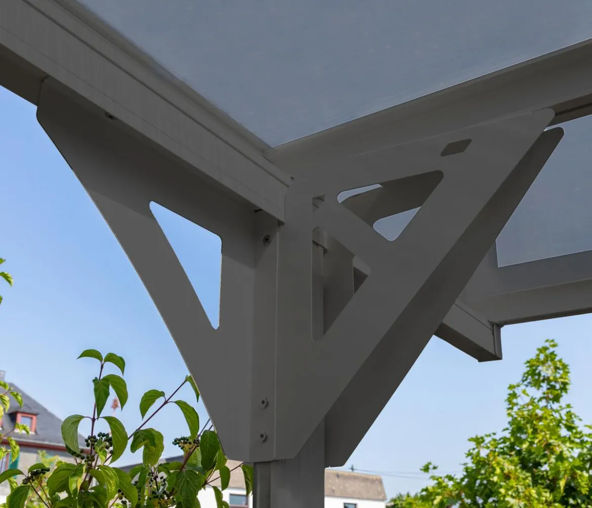 Westmann Aluminium-Carport Helsinki, ca. B305/H232/T503 cm