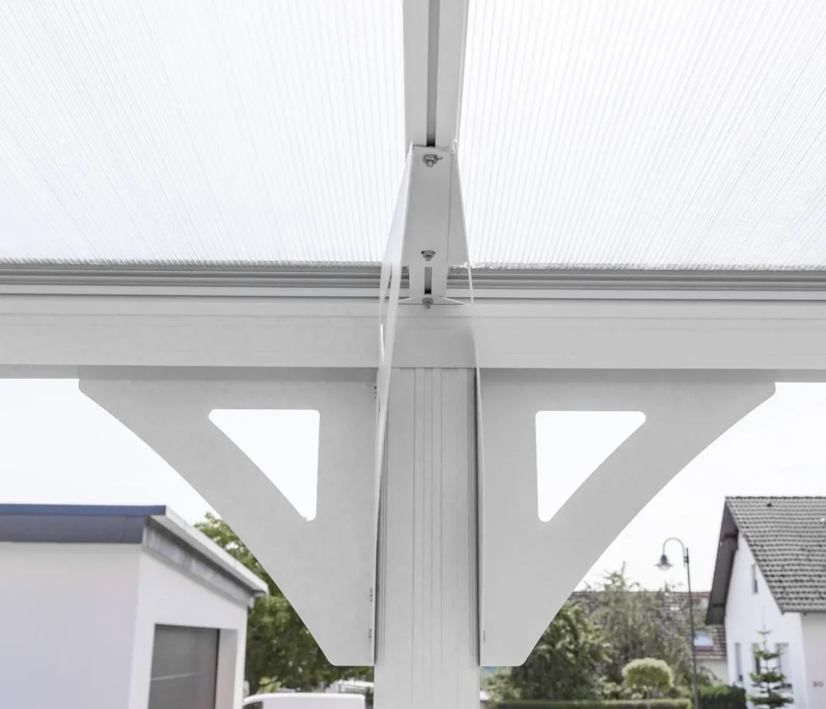 Westmann Aluminium-Carport Helsinki, ca. B305/H232/T503 cm