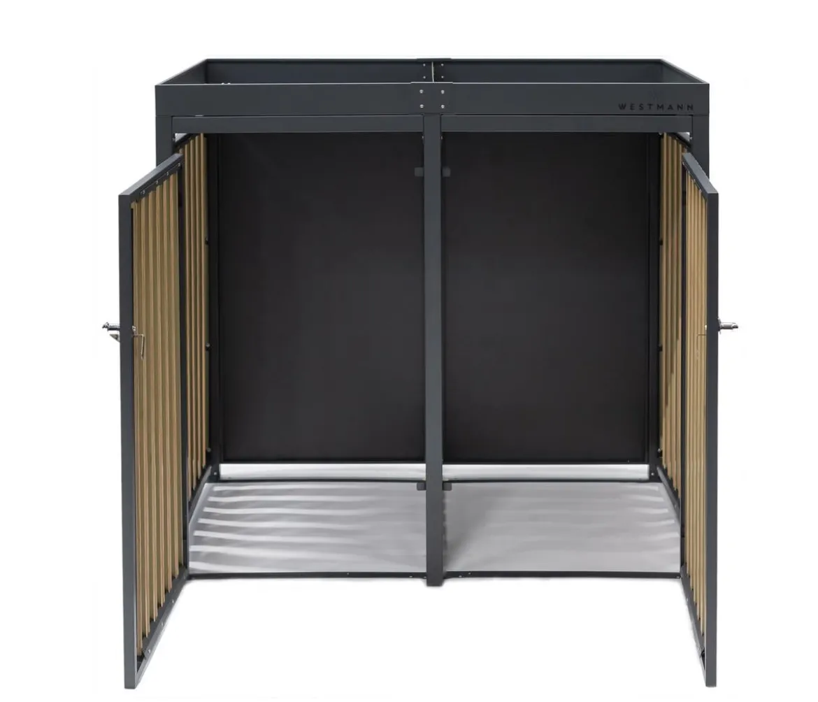 Westmann Mülltonnenbox 240 l, ca. B134/H125/T84 cm