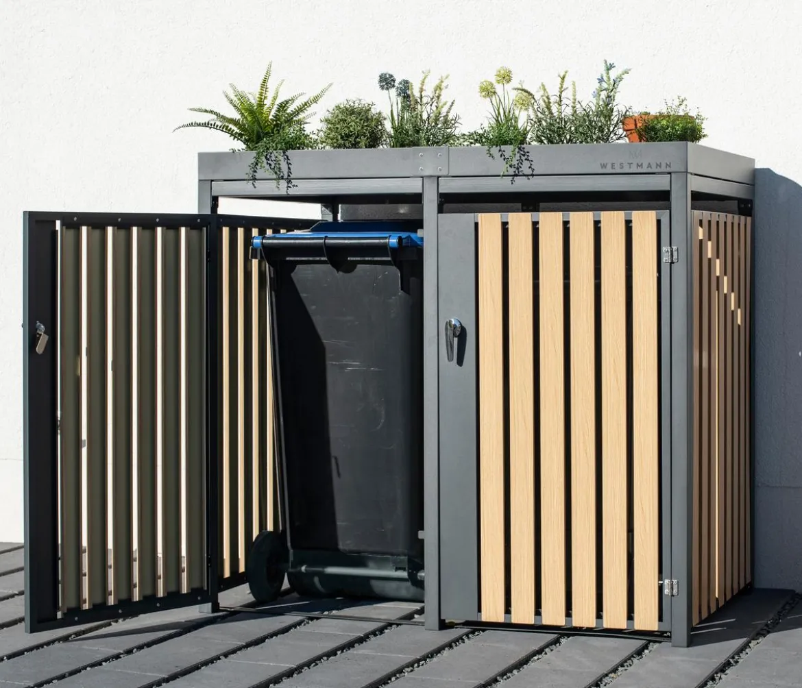 Westmann Mülltonnenbox 240 l, ca. B134/H125/T84 cm
