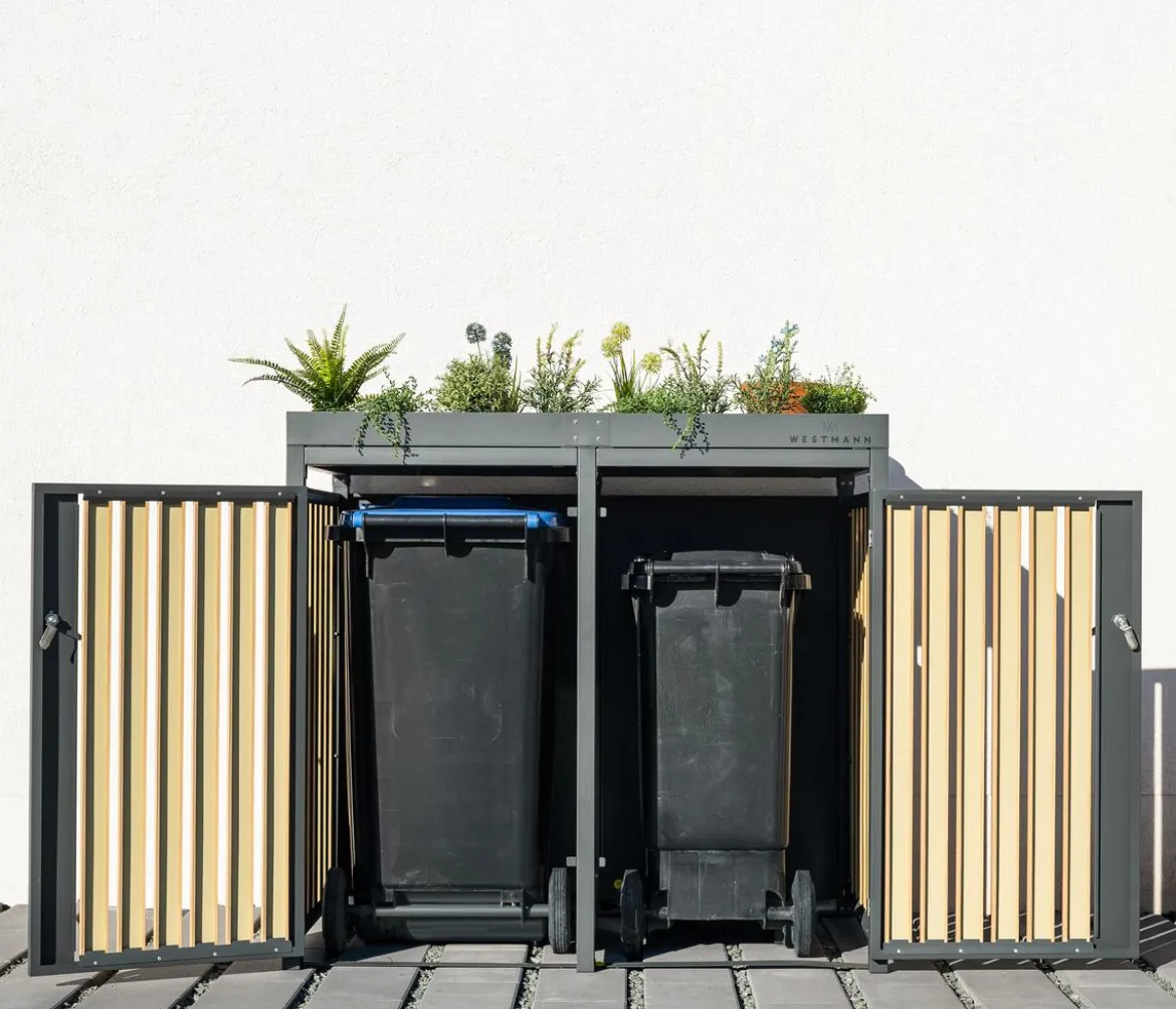 Westmann Mülltonnenbox 240 l, ca. B134/H125/T84 cm
