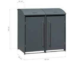 Westmann Mülltonnenverkleidung Moderna