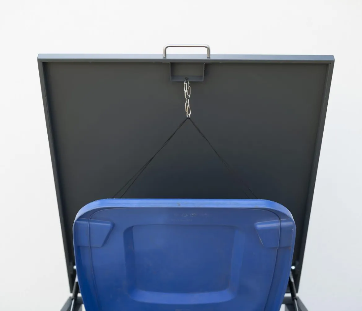 Westmann Mülltonnenverkleidung Kubus 1er Box, ca. B68/H116/T80 cm