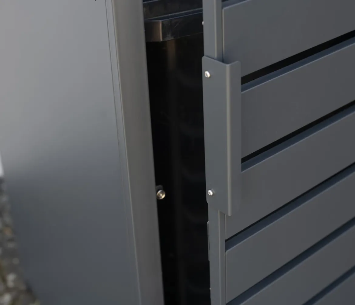 Westmann Mülltonnenverkleidung Kubus 1er Box, ca. B68/H116/T80 cm