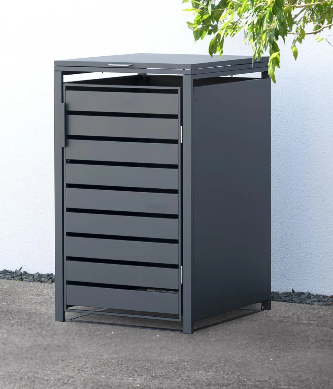 Westmann Mülltonnenverkleidung Kubus 1er Box, ca. B68/H116/T80 cm