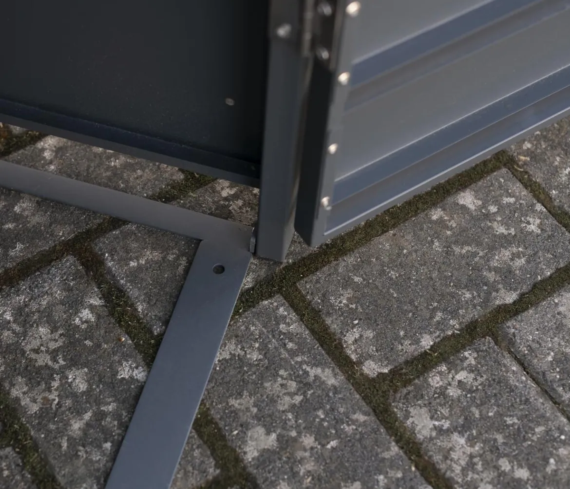 Westmann Mülltonnenverkleidung Kubus 1er Box, ca. B68/H116/T80 cm