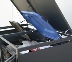 Westmann Mülltonnenverkleidung Kubus 2er Box, ca. B132/H116/T80 cm