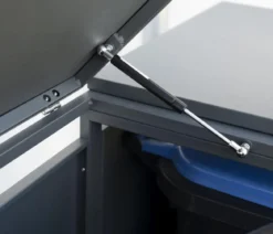 Westmann Mülltonnenverkleidung Kubus 4er Box, ca. B264/H116/T80 cm