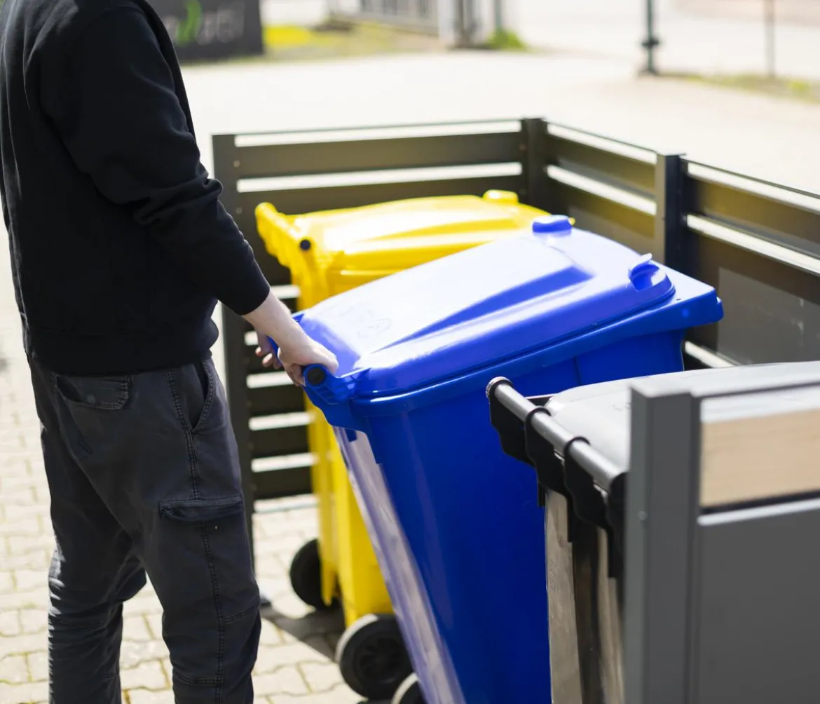 Westmann Mülltonnenverkleidung Planum 2er Box, ca. B170/H120/T90 cm
