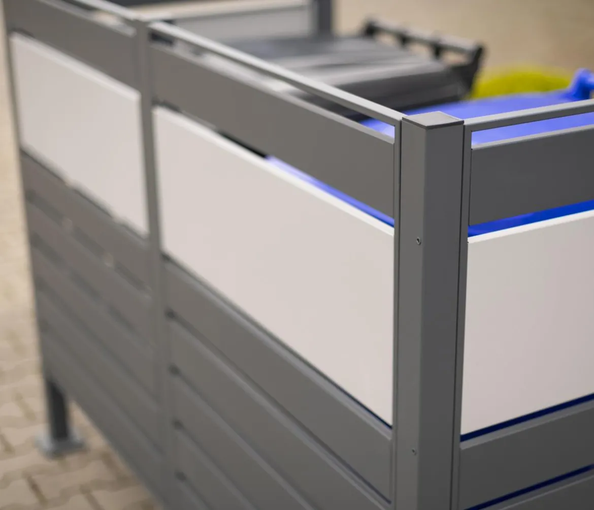 Westmann Mülltonnenverkleidung Planum 2er Box, ca. B170/H120/T90 cm