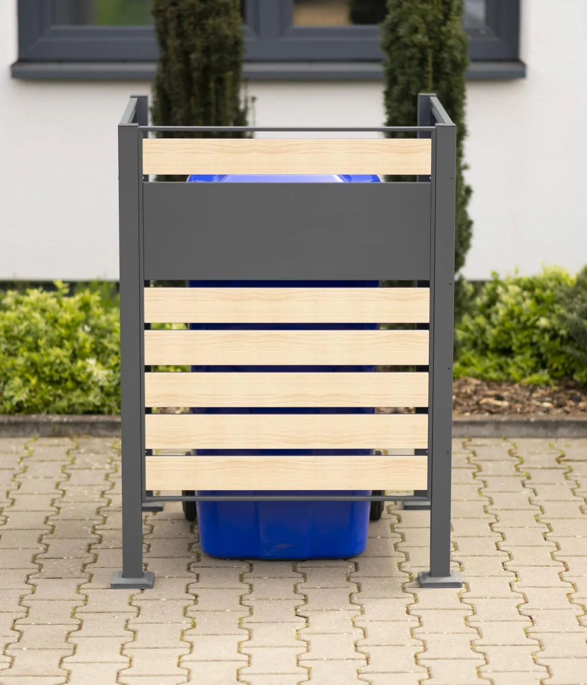 Westmann Mülltonnenverkleidung Planum 1er Box, ca. B90/H120/T90 cm
