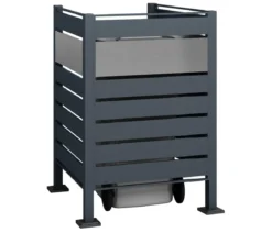 Westmann Mülltonnenverkleidung Planum 1er Box, ca. B90/H120/T90 cm
