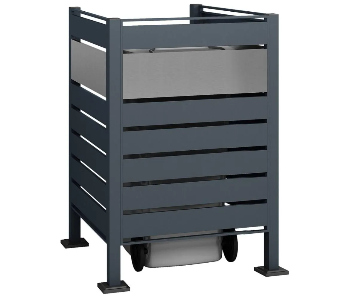 Westmann Mülltonnenverkleidung Planum 1er Box, ca. B90/H120/T90 cm
