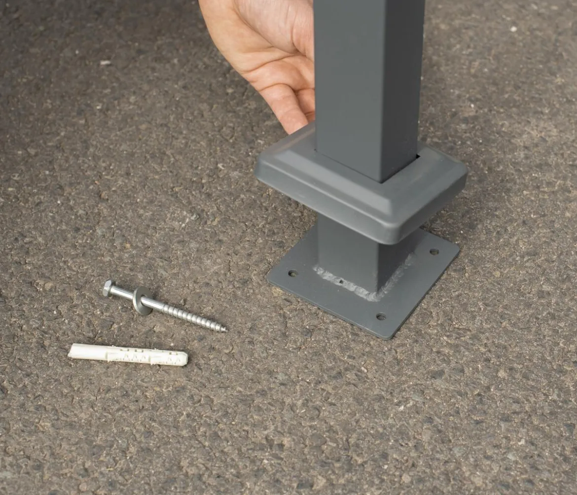 Westmann Mülltonnenverkleidung Planum 3er Box, ca. B250/H120/T90 cm