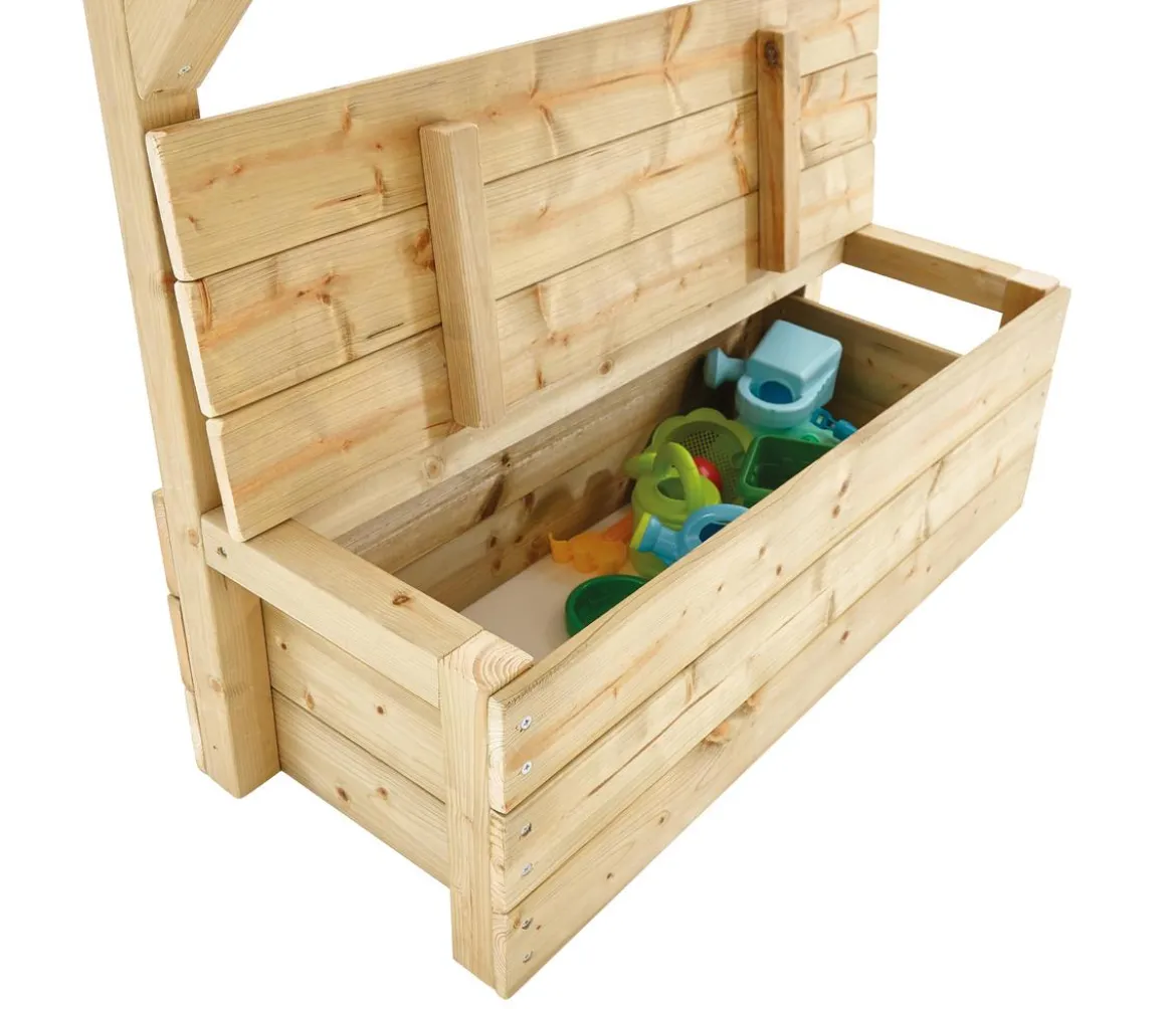 Westmann Spielhaus Wildnis inkl. Rutsche, ca. B126/H205/T114 cm