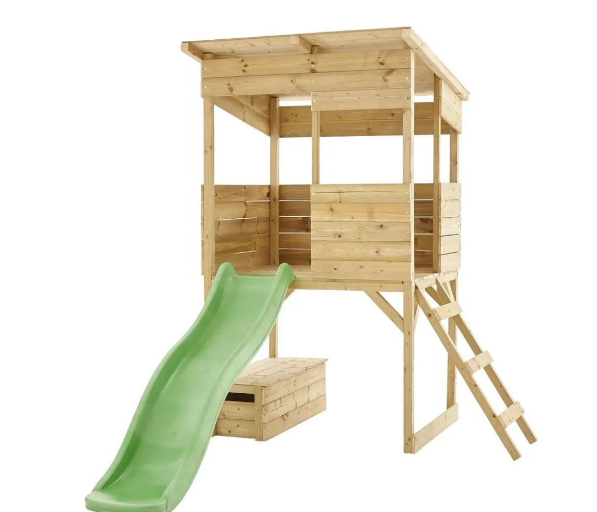 Westmann Spielhaus Wildnis inkl. Rutsche, ca. B126/H205/T114 cm