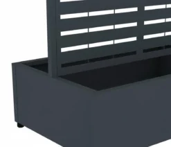 Westmann Stahl-Pflanzkasten mit Rankgitter Dekora 6, rechteckig, ca. B90/H184/T60 cm