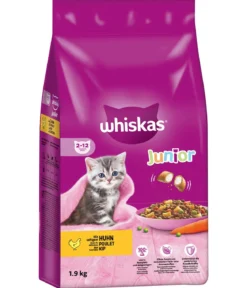 Whiskas® Trockenfutter für Katzen Junior, Huhn