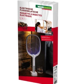 Windhager Elektrische Fliegenklatsche 2-in-1
