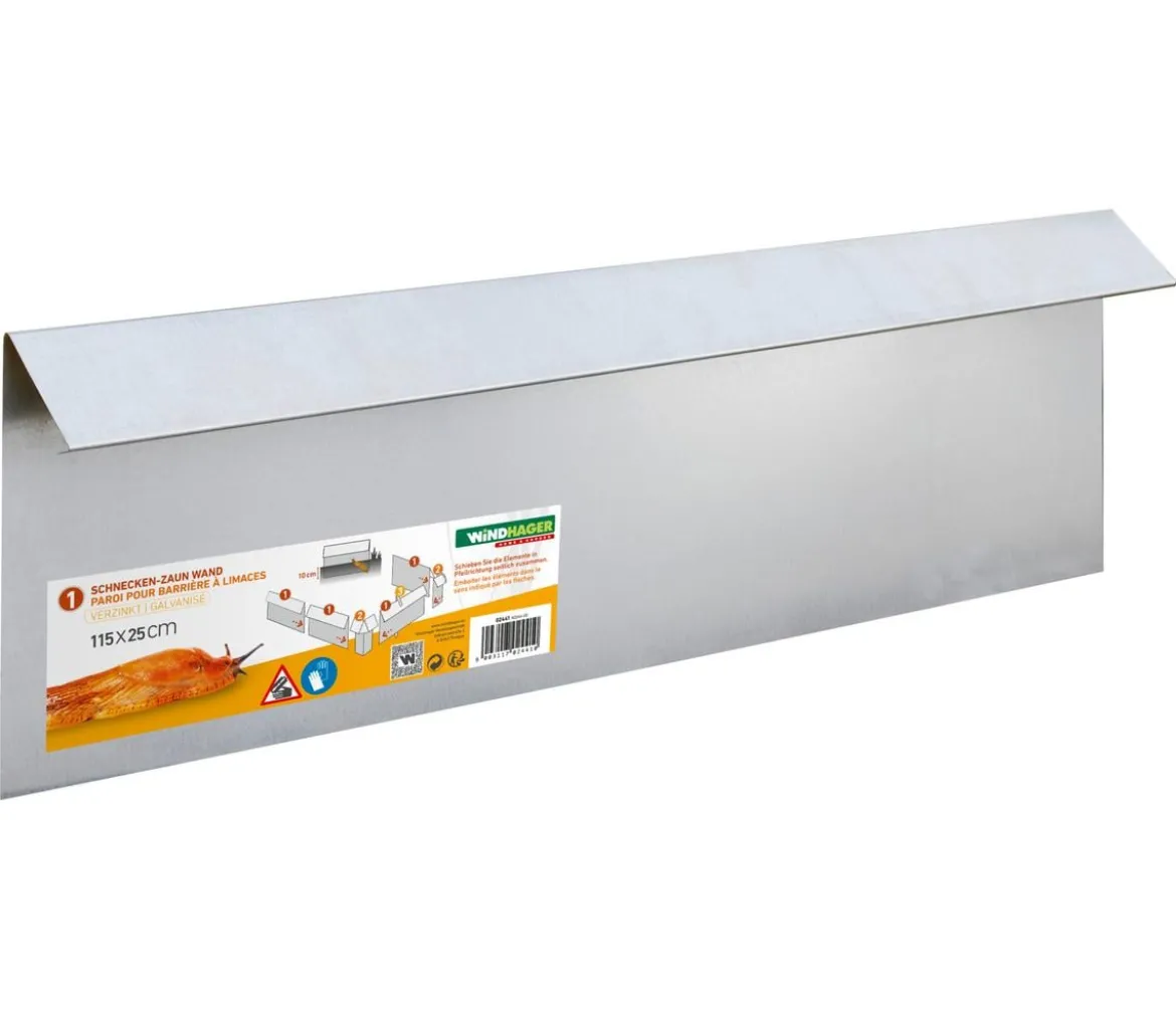 Windhager Schneckenzaun-Wand, ca. B115/H25 cm