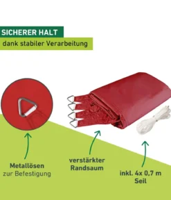 Windhager Sonnensegel Cannes, rechteckig, ca. B500/T400 cm