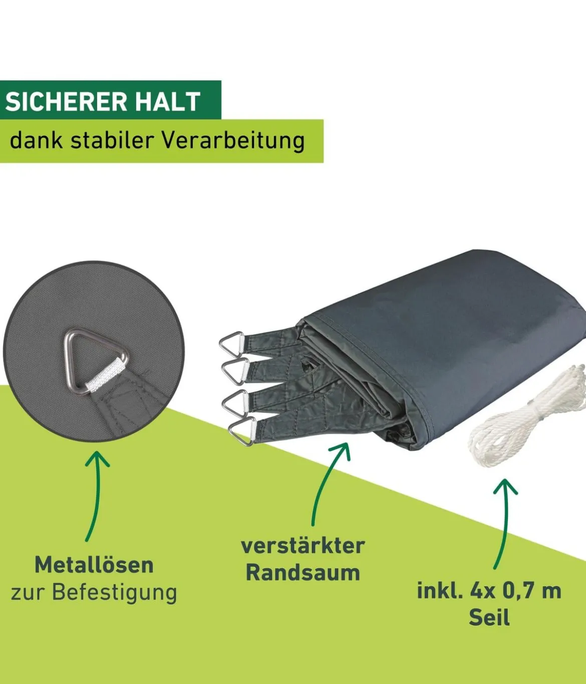 Windhager Sonnensegel Cannes, rechteckig, ca. B400/T300 cm
