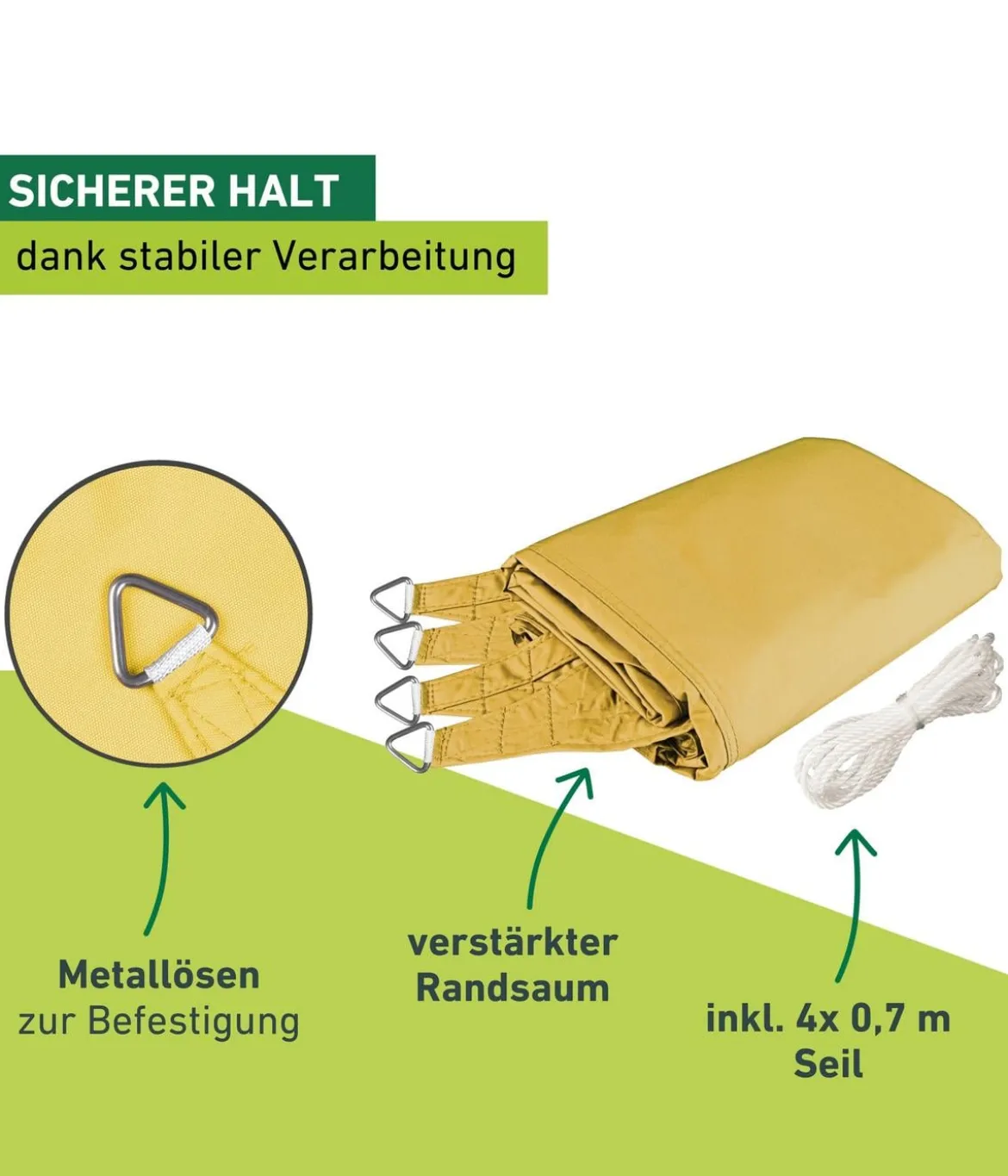 Windhager Sonnensegel Cannes, rechteckig, ca. B400/T300 cm