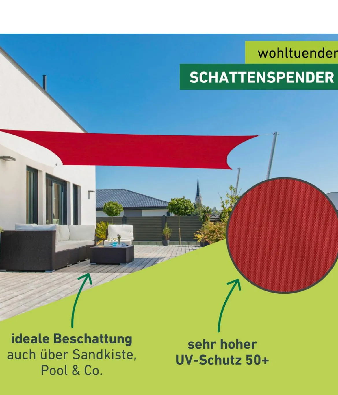 Windhager Sonnensegel Cannes, rechteckig, ca. B400/T300 cm