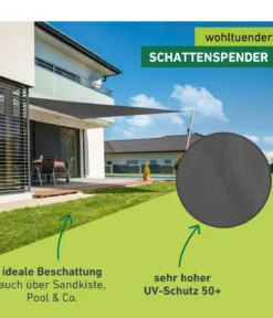 Windhager Sonnensegel Cannes, dreieckig, ca. B500/T500 cm