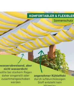 Windhager Sonnensegel, rechteckig,ca. B270/T140cm