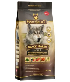 WOLFSBLUT Trockenfutter für Hunde Black Marsh, Adult, Wasserbüffel & Süßkartoffeln