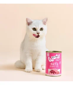WOW® Cat Nassfutter für Katzen Premium Paté Junior, 6 x 400 g