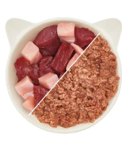 WOW® Cat Nassfutter für Katzen Premium Paté Senior, 6 x 400 g