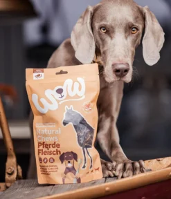 WOW® Hundesnack Natural Chews Pferdefleisch, Adult, 250 g