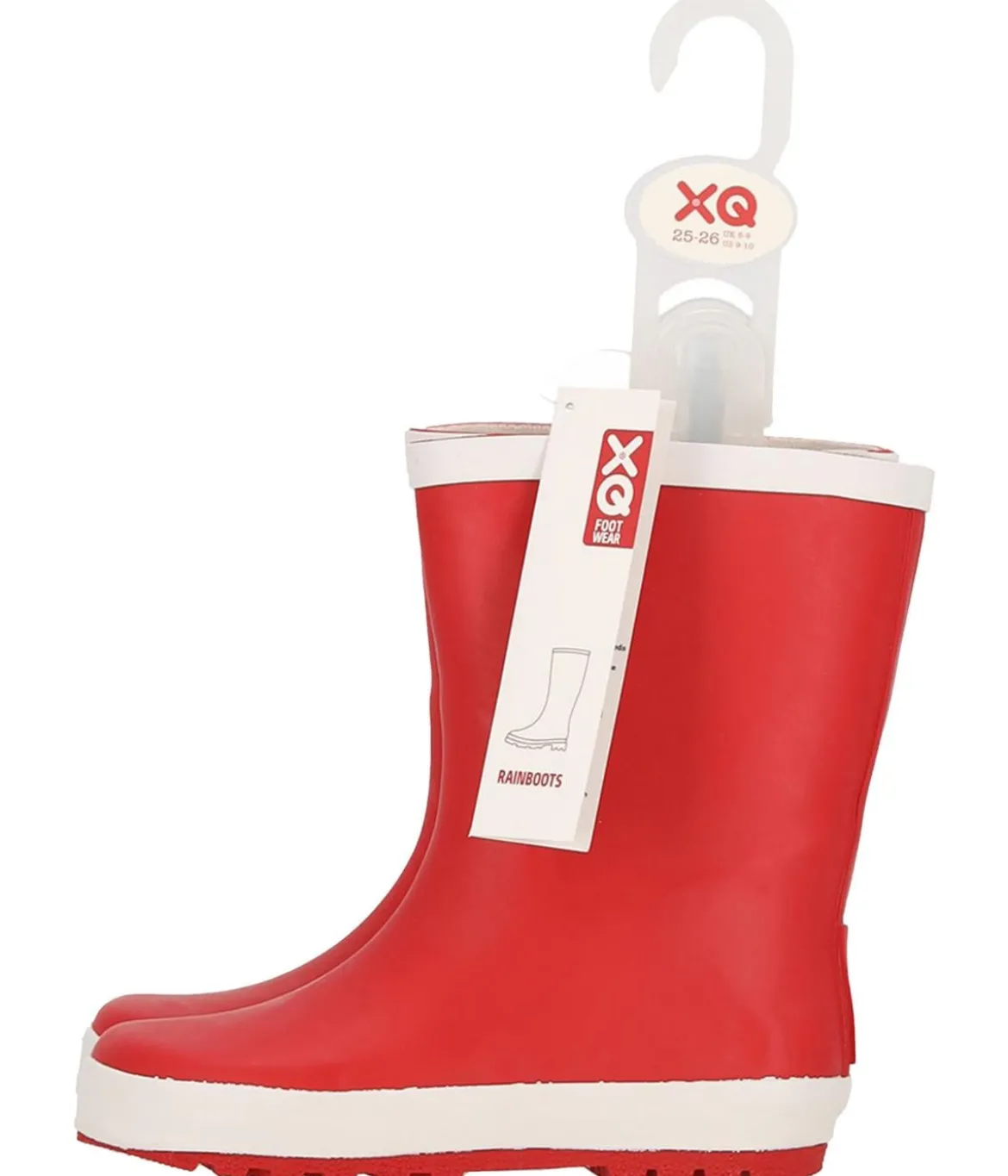 XQ Footwear Gummistiefel Kinder, rot