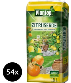 Ziegler Plantop Zitruserde, 54 x 18 Liter