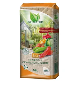 Ziegler Pro Natur BIO Gemüse- und Gewächshauserde, 70 l
